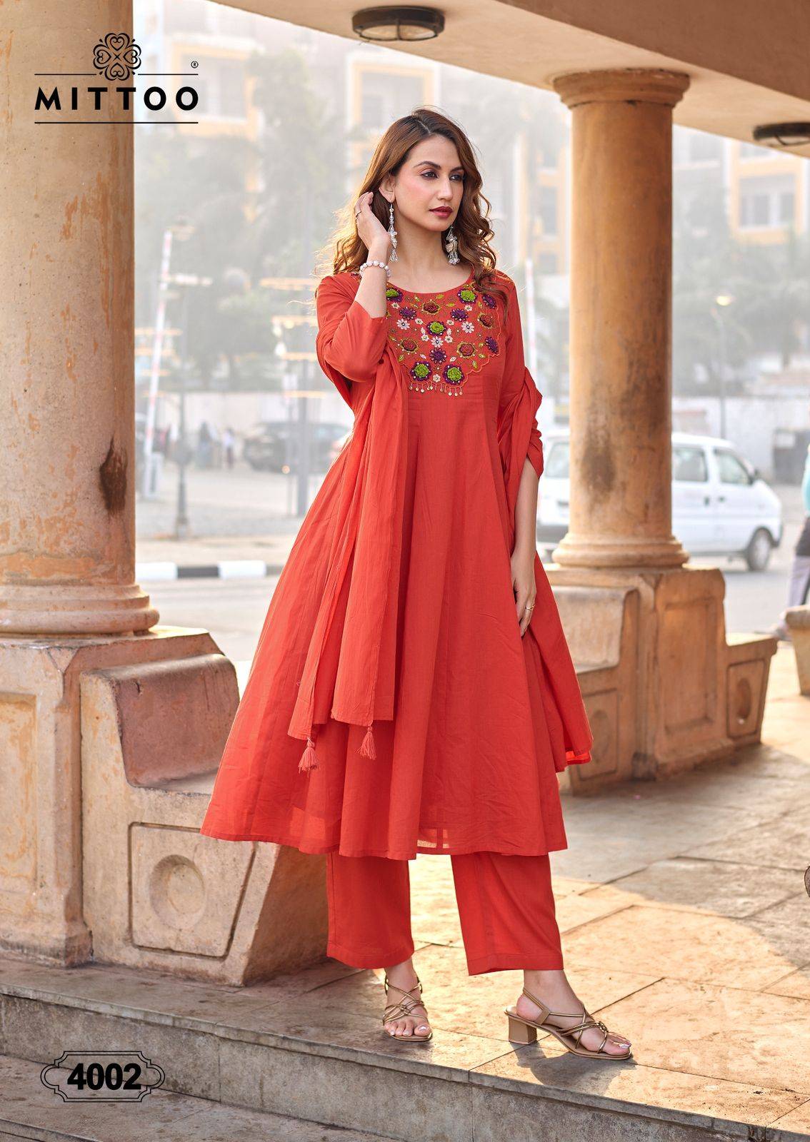 Nazira By MITTOO 4001 To 4004 Series Beautiful Festive Suits Colorful Stylish Fancy Mull cotton readymade dresses At Wholesale Price
